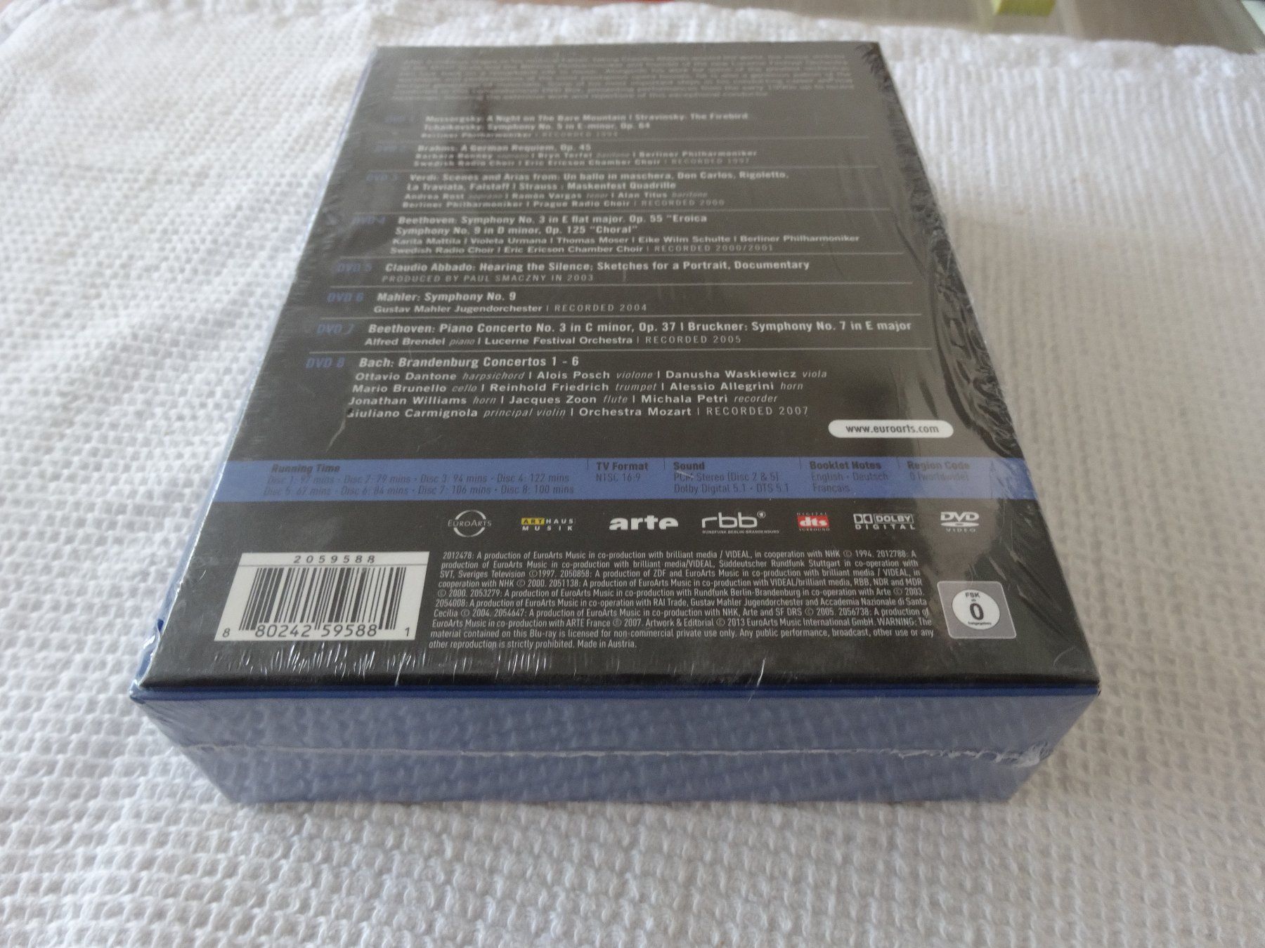 Tous les DVDs: Claudio Abbado 8 DVD – Neuf avec emballage d'origine à Neerach par jenny062 1