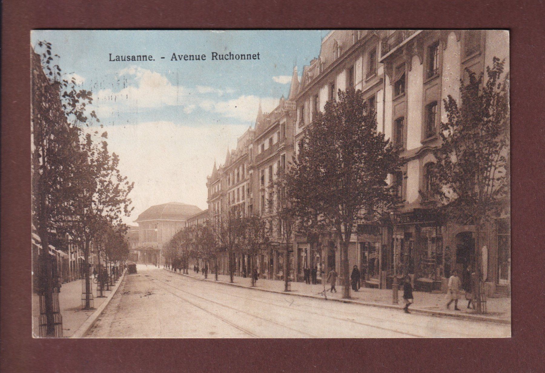 Cartes postales: LAUSANNE - Avenue Ruchonnet - 1920 – D'occasion à Pully par nicecards