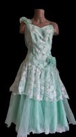 Feenkleid Vintagekleid Chiffon fliessend Kostüm Gr. 42/ 44