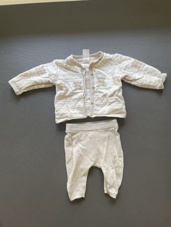 H&M Set unisex in Gr 56 beige
