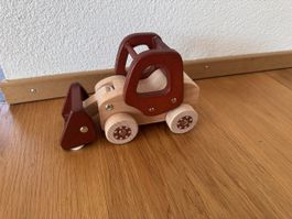 Holzbagger Spielzeug aus Holz
