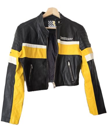 Veste courte en similicuir Bershka neuve