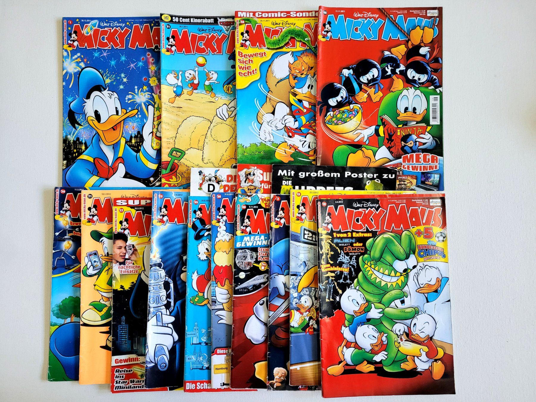 Fumetti: 15 Micky Maus von 2011+2012 – Usato da Schöftland venduto da huair