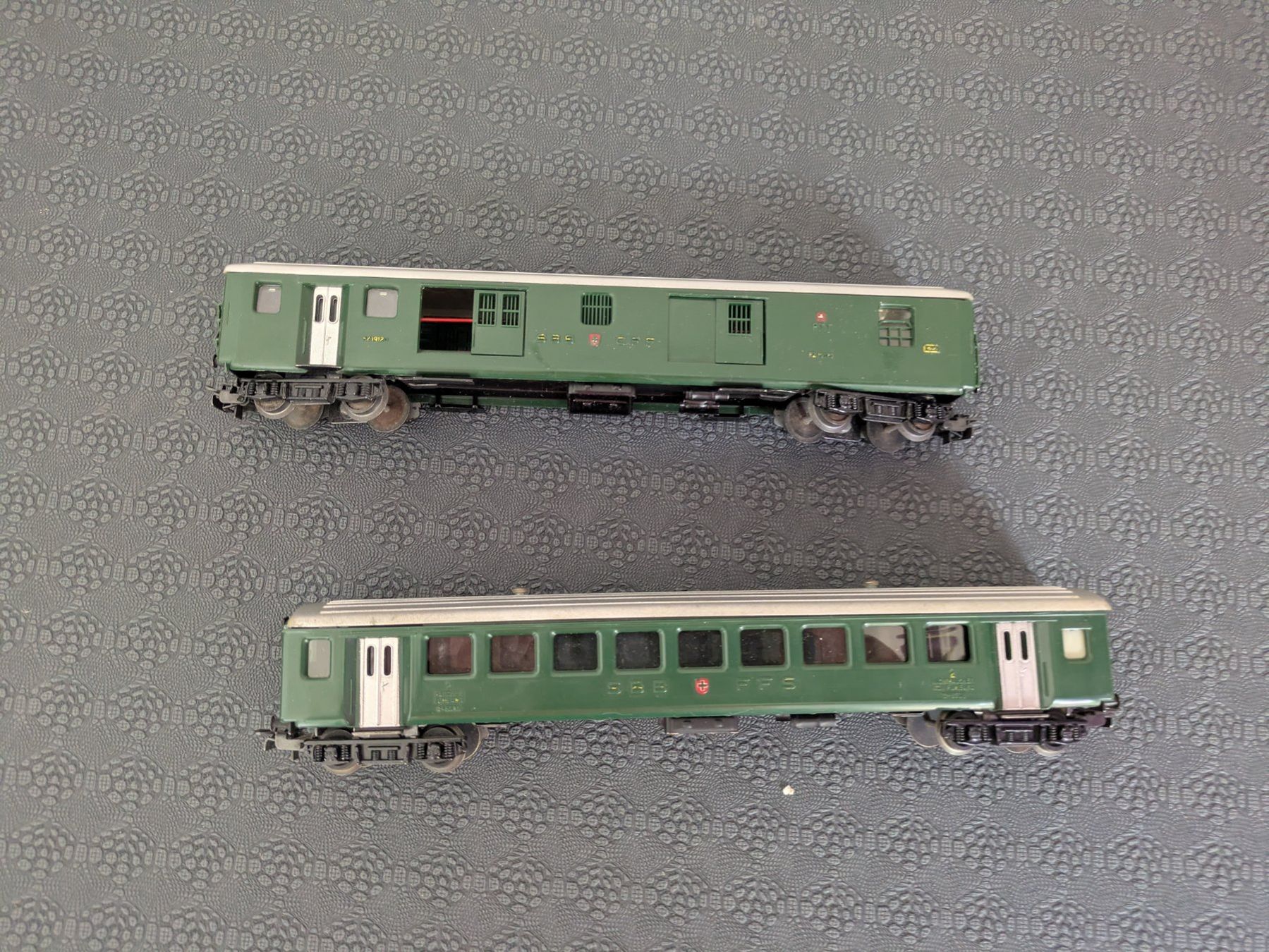 Hag Modellini di ferrovie: HAG SBB EW Wagen 2 Stück – Usato da Hildisrieden venduto da salebaer 1
