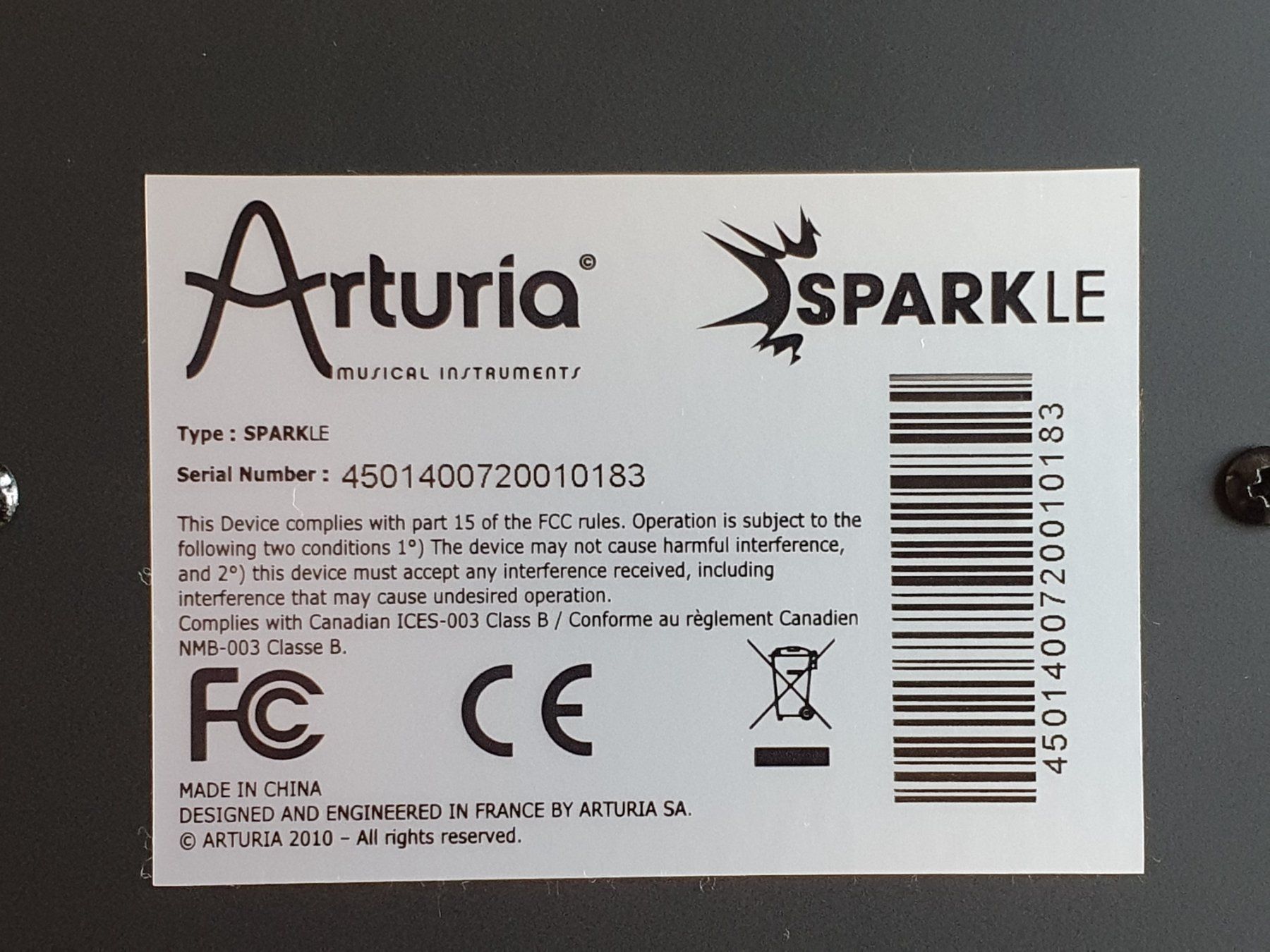 Arturia Strumenti musicali: Arturia Spark LE Hybrid Groovebox Controller – Usato da Killwangen venduto da versus77 6
