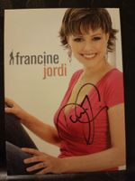 Francine Jordi - handsignierte Autogrammkarte