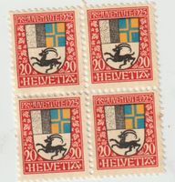 4er Block Pro Juventute 1925 *