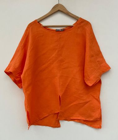 Made in Italy Leinen Bluse Gr.L