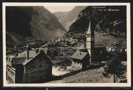 Goeschenen, Ortsansicht in den Schoellen