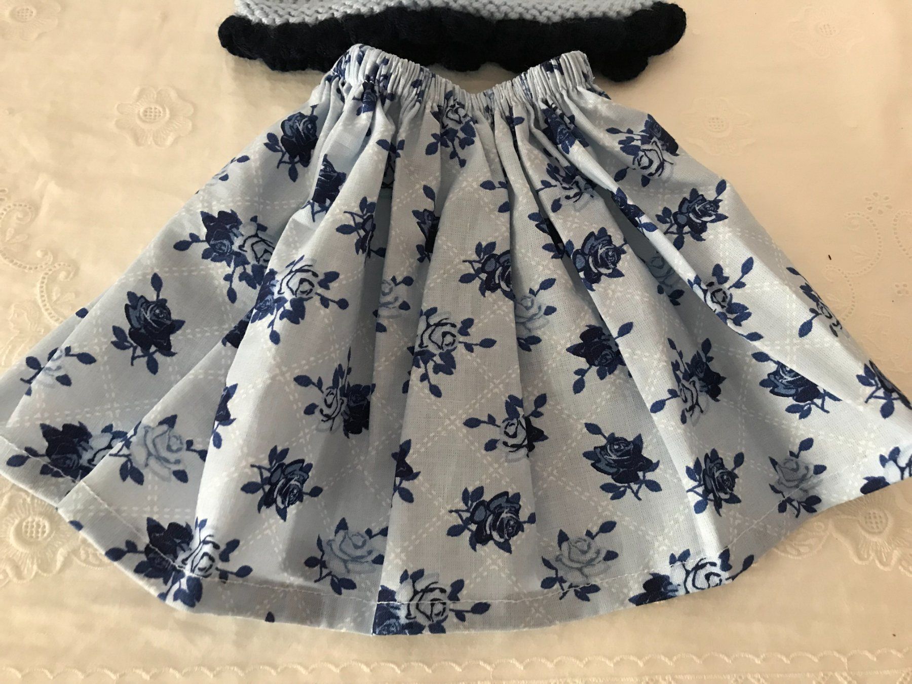 Puppen: pullover bestickt mit jupe – Neu (gemäss Beschreibung) aus Siebnen von Floki3 2