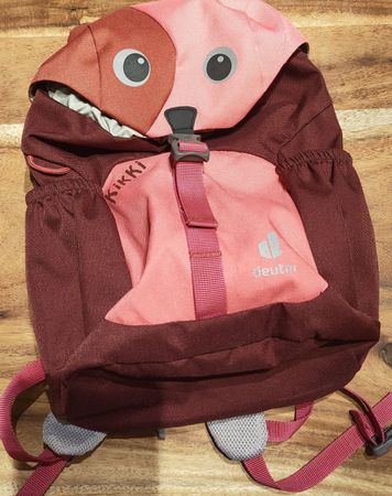 Deuter Kinderrucksack Kikki pink/rot guter Zustand