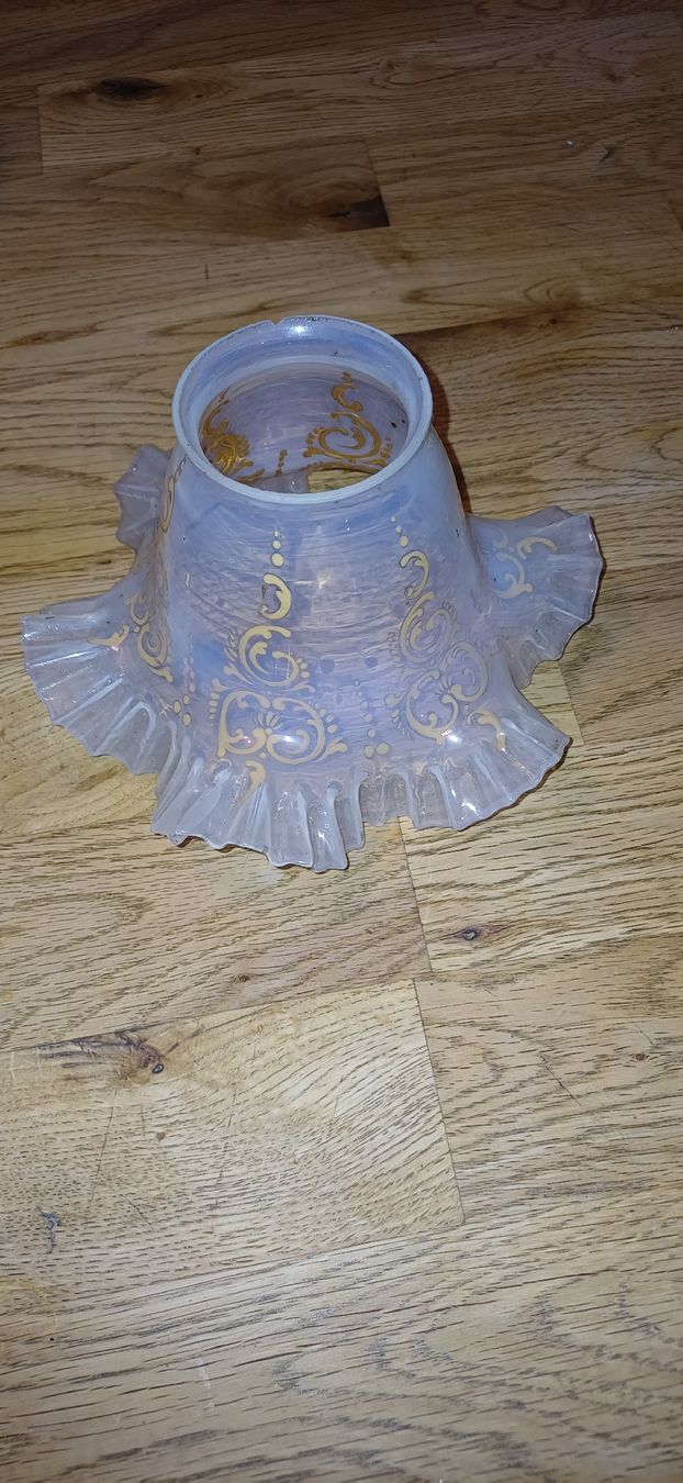 Lampade: Jugendstil  Lampen Glas Opalin – Usato da Flawil venduto da Pinkmalibu 1