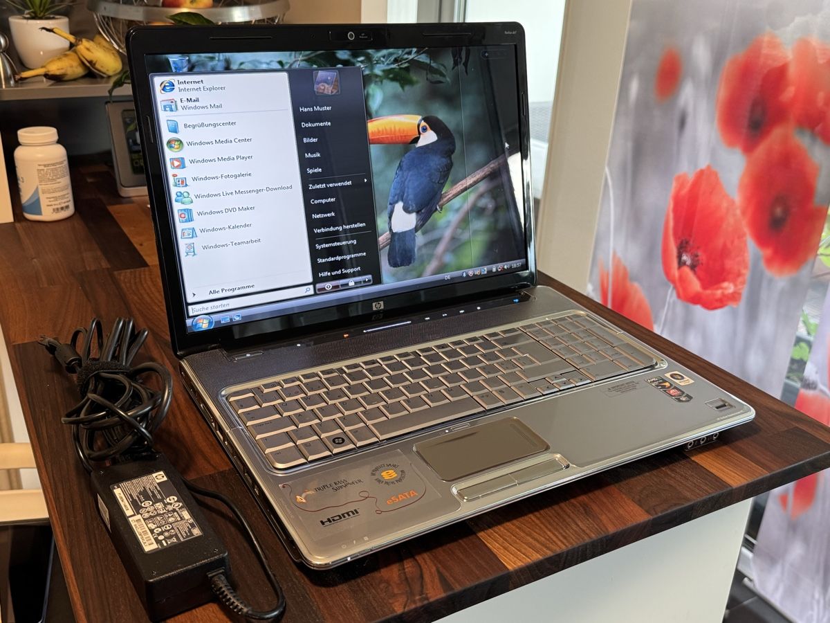 Hewlett Packard Notebook: HP Pavilion dv7 mit Windows Vista – Usato da Basel venduto da Steffox 2
