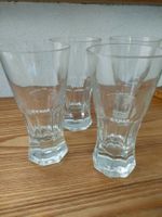 4 Cynar Gläser, Schnapsgläser