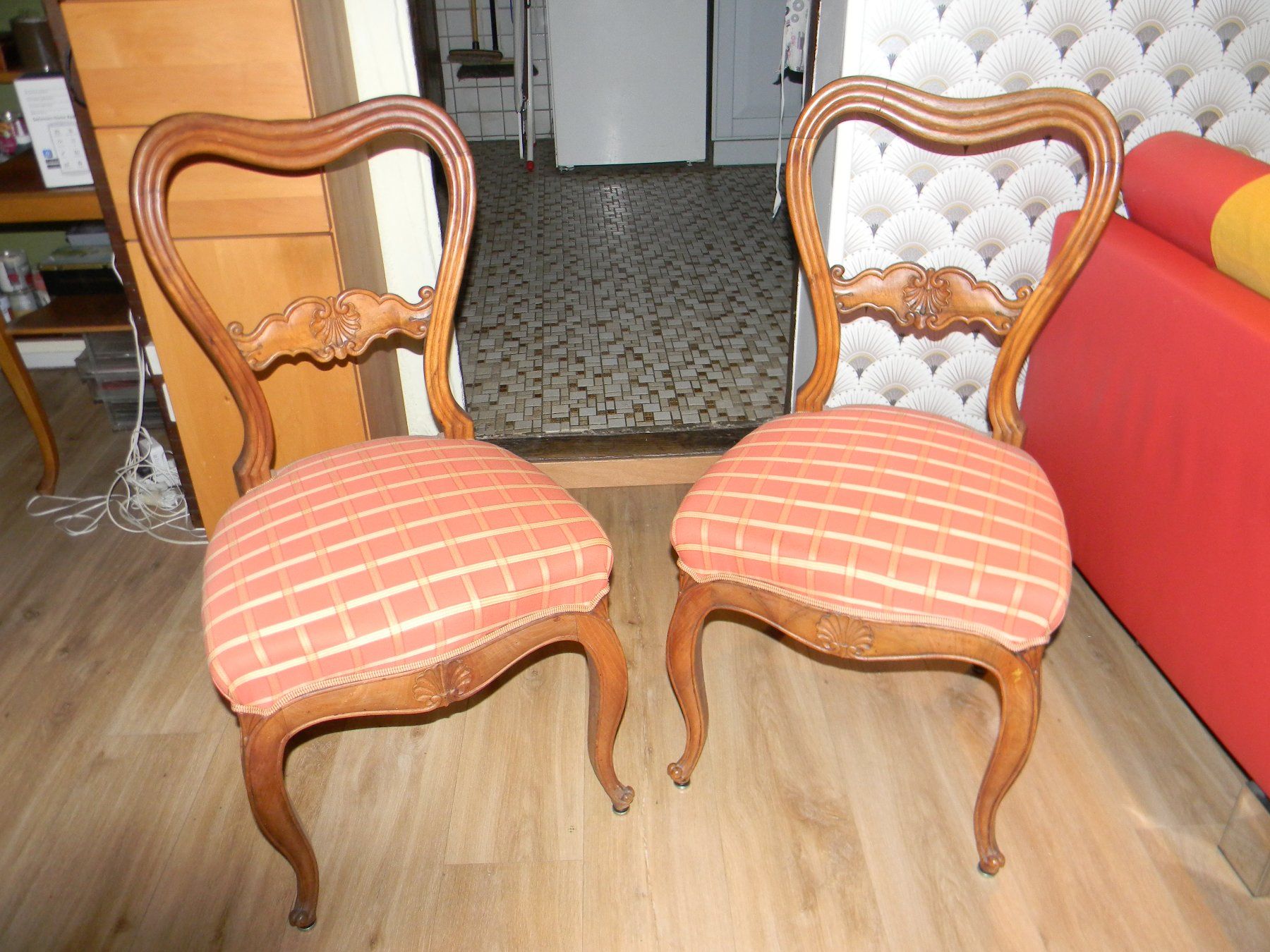 Stühle: 2 chaises anciennes, placets refaits à neuf – Gebraucht aus Bournens von monique048