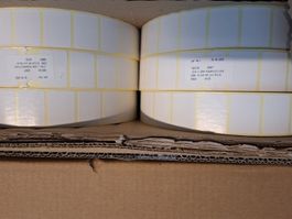 Thermo-Etiketten-Rollen Selbstklebend f. Zebra Drucker ZT230
