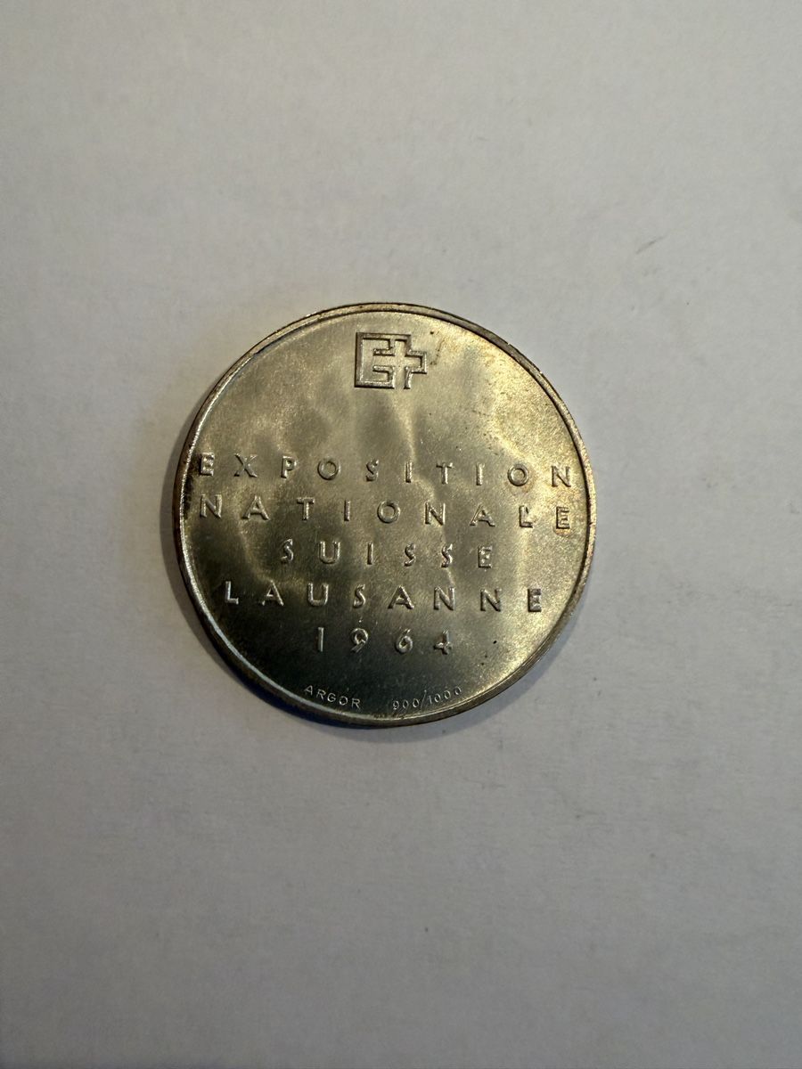 Medaglie: médaille commémorative exposition suisse 1964 – Usato da Echallens venduto da JAR69