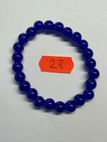 1 Stück / Blauer Kugel Armband,Naturstein.
