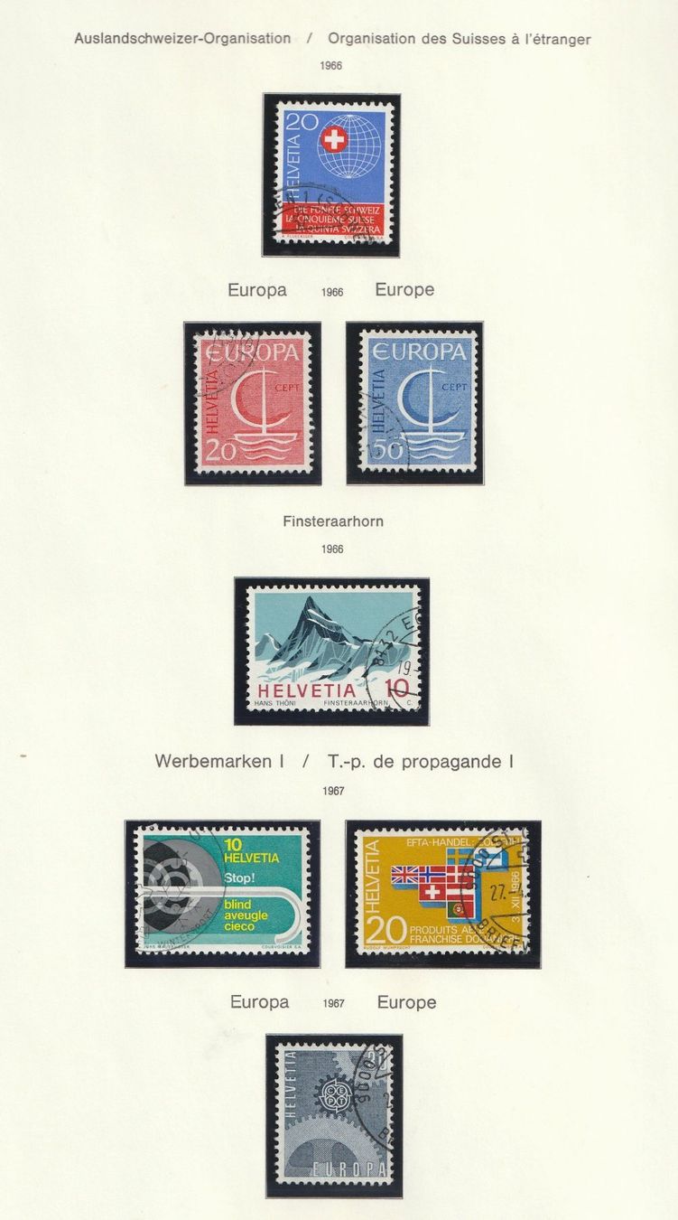 Tutti i francobolli: Jahresserie 1966/67, gest – Nuovo (secondo la descrizione) da Buttisholz venduto da wbr_wdw8 1