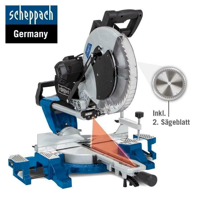 Scheppach Scies: SCHEPPACH HM140L Kapp- Gehrungssäge – Neuf avec emballage d'origine à Bottighofen par zaap 1
