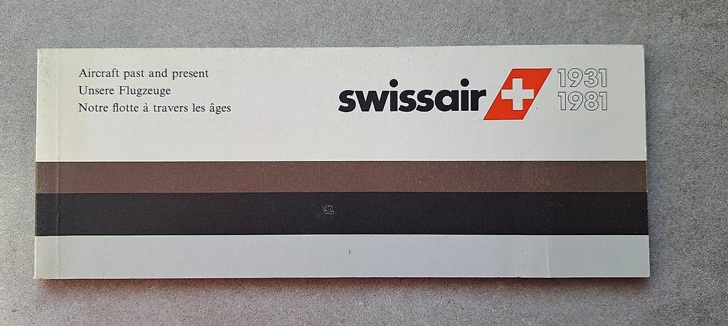 Bücher: SWISSAIR 1931-1981 – Gebraucht aus Bercher von gfc_cs28