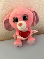 NICI Plüschtier Hase pink mit Herz, neu mit Etikett