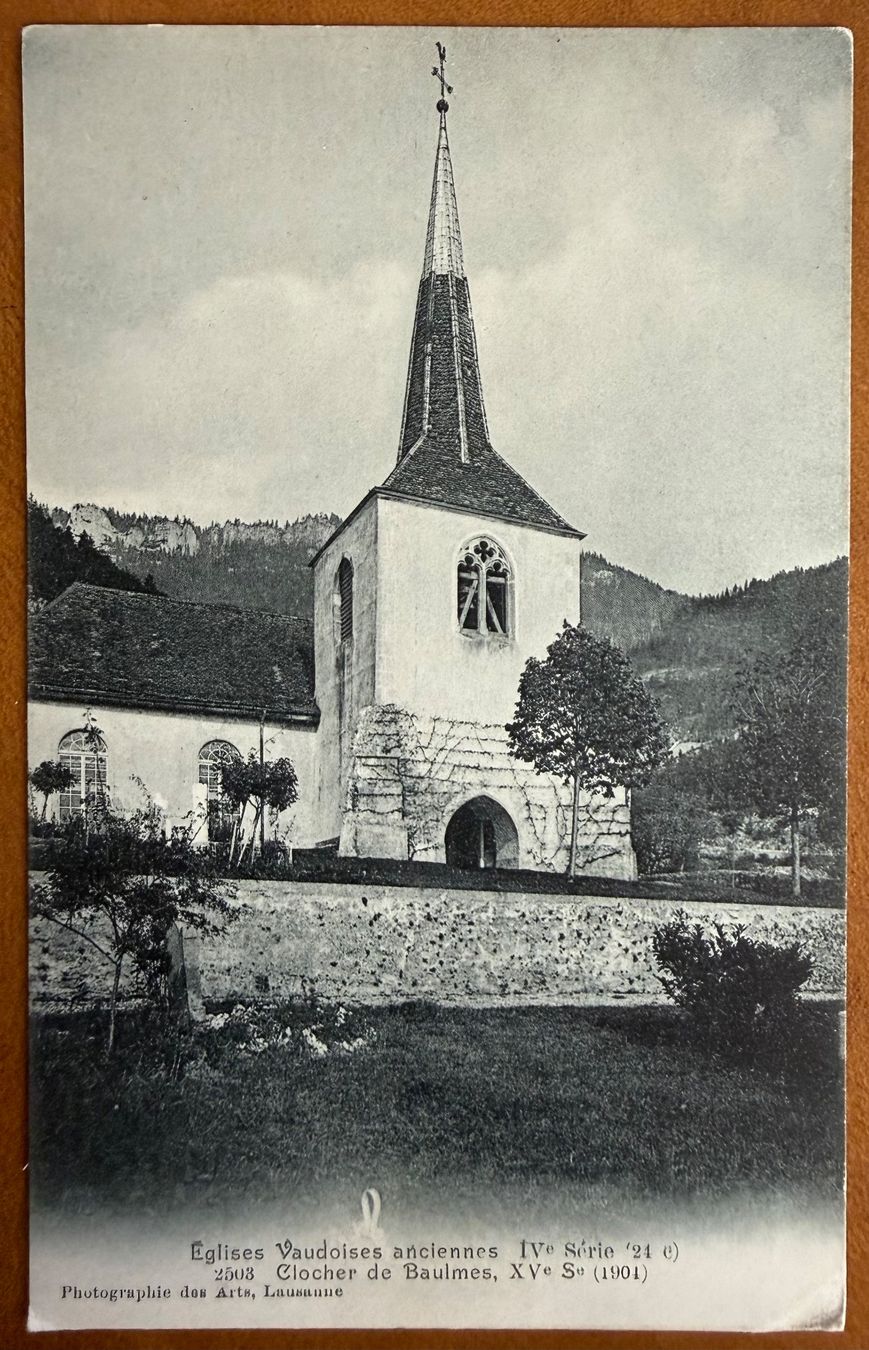 Cartoline postali: Baulmes - L'Eglise – Usato da Lutry venduto da Ediego