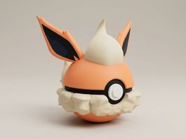 Pokeball Flareon - 3D Printed