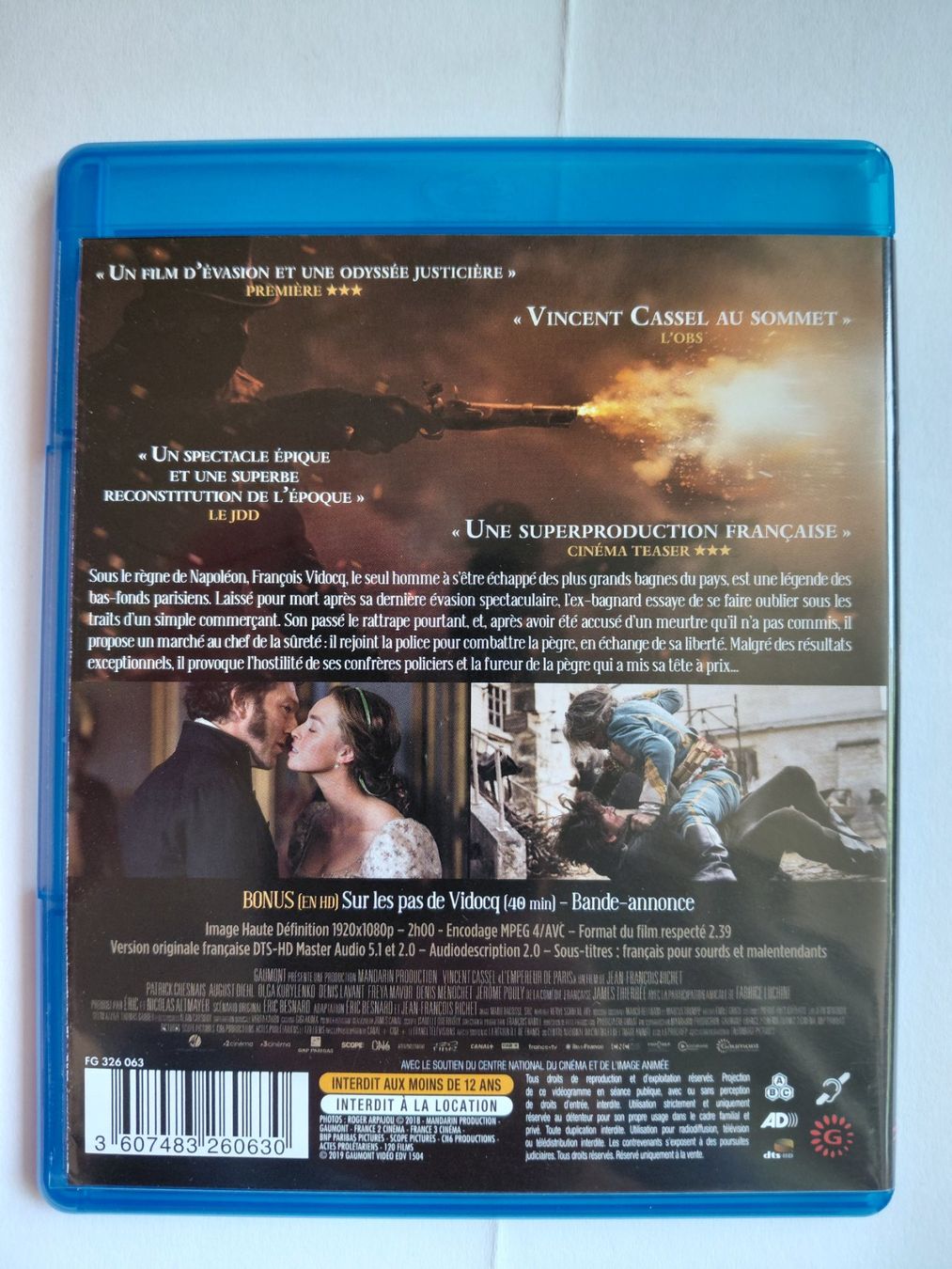 Tutti i DVDs: L'Empereur de Paris – Usato da Denges venduto da Hellboy10 1