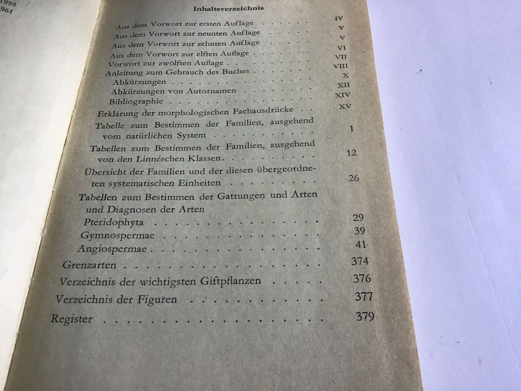Libri: Pflanzenbestimmung, Binz-Becherer, 1966 – Usato da Rüti ZH venduto da Phaeton10 1