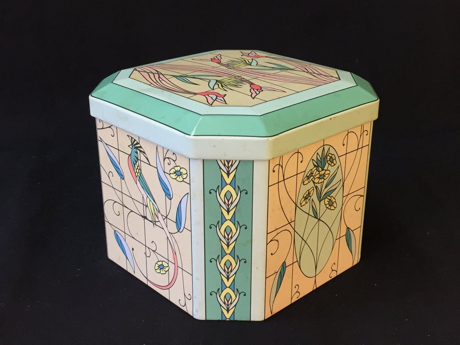 Zuckerdosen: Vintage Blech Deckeldose EDUSCHO – Gebraucht aus Schaffhausen von vintageworld 3