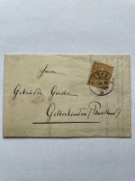 Antike Briefmarke Schweiz 1875, sitzende Helvetia