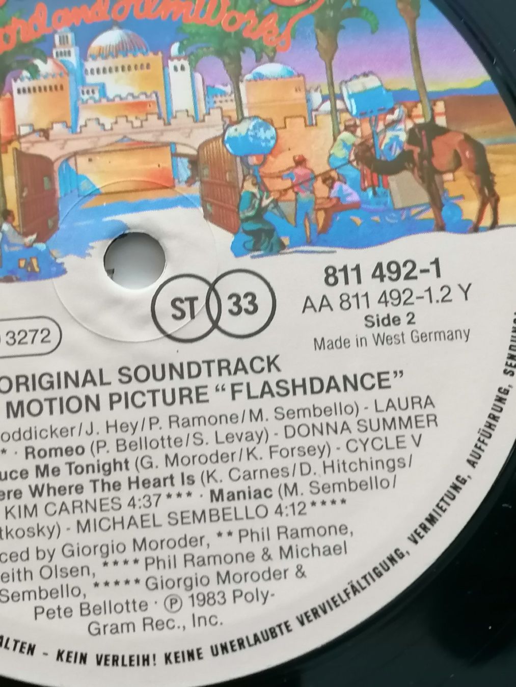 Dischi in vinile: LP Flashdance OST Vinyl – Usato da Basel venduto da vintagecollector 3