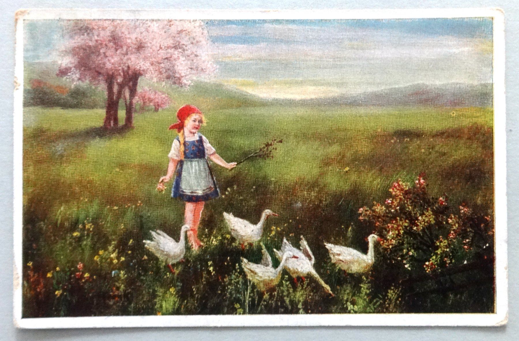 Cartoline postali: Gänseliesel - E. Frank – Difettoso da Fétigny venduto da Billy2miny
