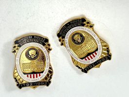 US Secret Service White House GÖDE Abzeichen Replik 2er-Set