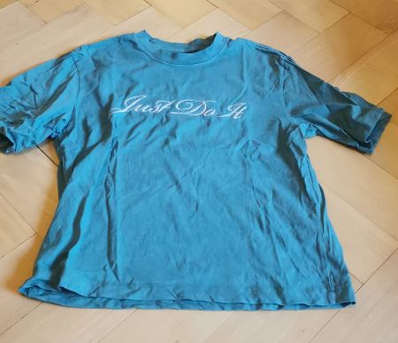 T-Shirt Nike azzurro oversize