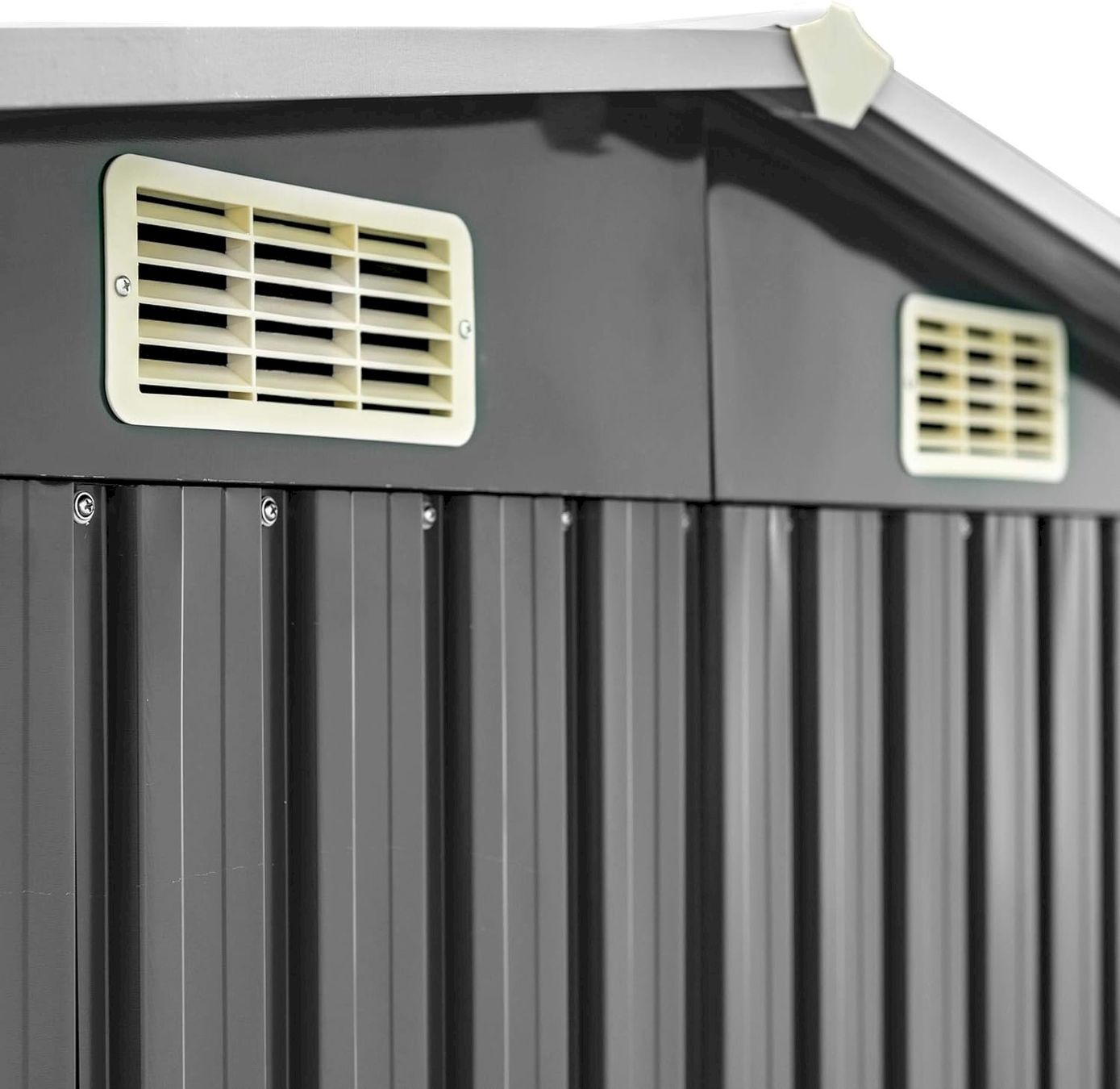 Gartenhäuser & Gewächshäuser: Metall Gerätehaus 204x132x185 anthrazit – Neu und originalverpackt aus Bottighofen von zaap 2