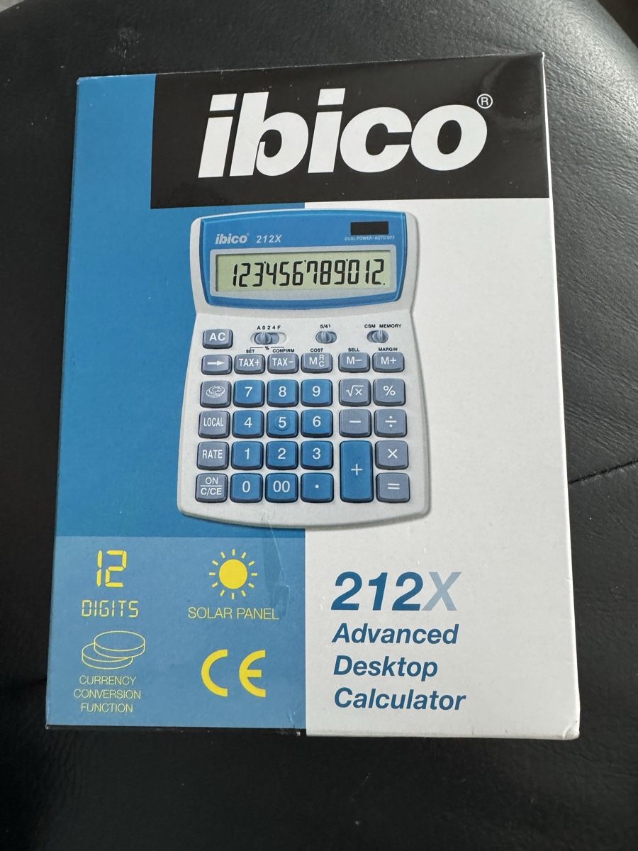 Ibico Calcolatrici tascabili: Unicorn Taschenrechner 212X – Nuovo e nell'imballaggio originale da Altstätten SG venduto da Sunreiss
