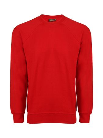 Switcher London Premium Sweatshirt raglan Rot Gr. S
