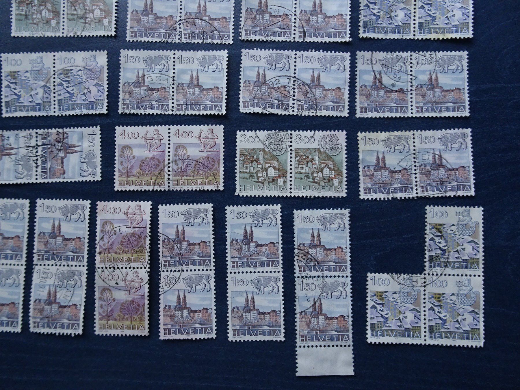Alle Briefmarken: 1982/86 – Gebraucht aus Aadorf von Chnorli-Furz 4