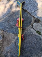 Sci per bambini Rossi con attacchi lunghezza 90 cm vintage