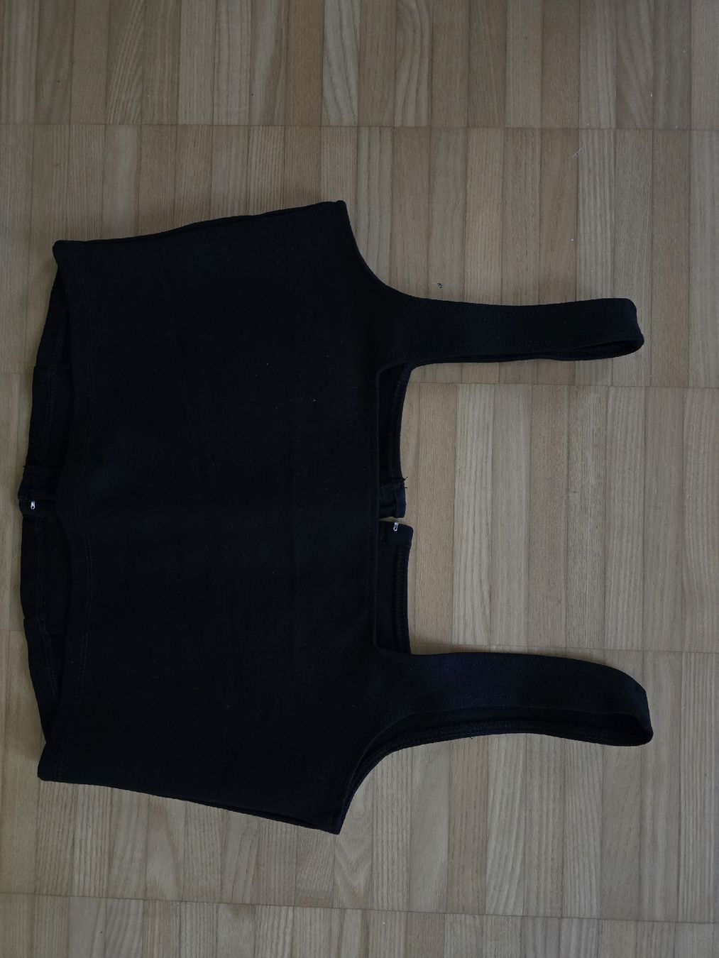 Tops: Schwarzes Top, Grösse S, elastisch – Neu (gemäss Beschreibung) aus St. Gallen von A.W.128 3