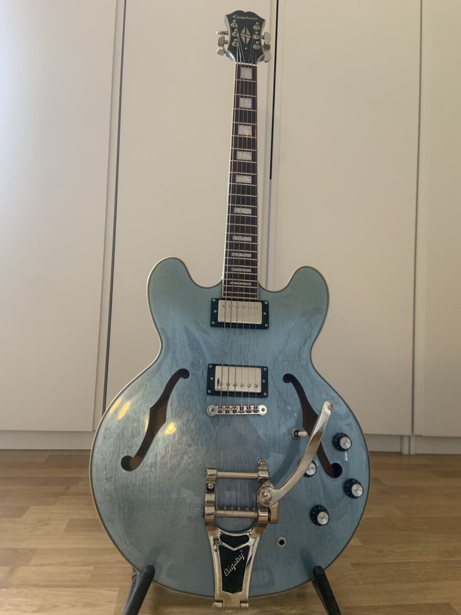 Epiphone Strumenti musicali: Epiphone Dot ES 355 TE, Pelham blue – Usato da Wetzikon ZH venduto da nicolatuck 1