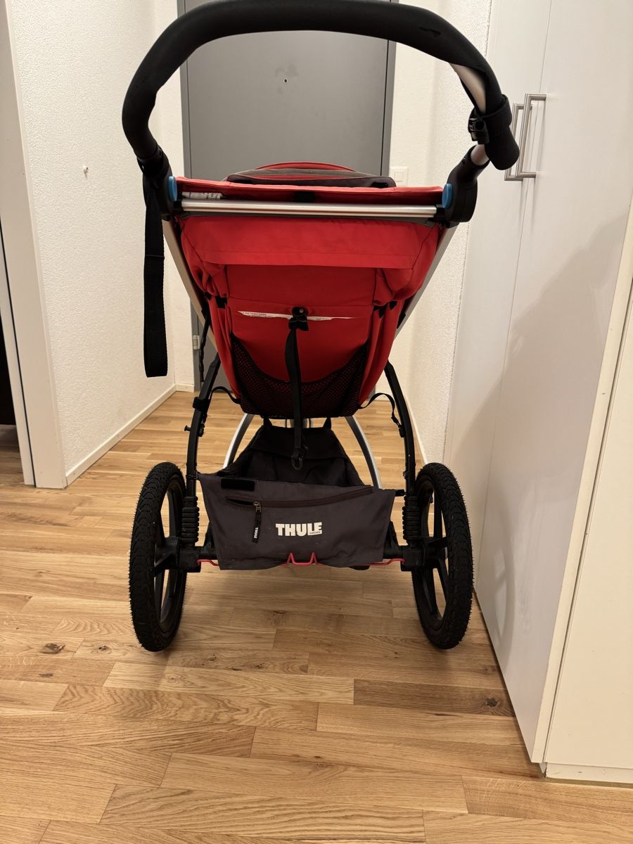 Thule Urban Glide Stroller Red Jogging Buggy All Terrain (D