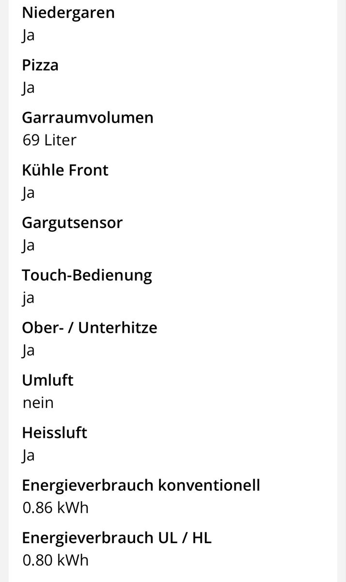 V-Zug Forni: Backofen 55cm - V-ZUG V4000 76PC – Usato da Forch venduto da mtor83 7
