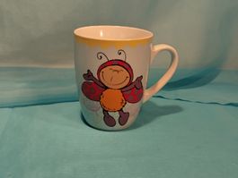 NICI Tasse mit Marienkäfer und Schmetterling