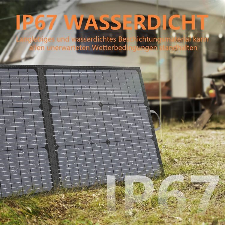 Dispositivi a energia solare: Top Faltbares 110W Solarpanel tragbar für Camping und RV – Nuovo e nell'imballaggio originale da Hundwil venduto da Stallone6 5