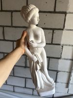 Figur weiblich Statue weiss Dekoration Skulptur guter Zustan