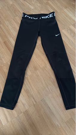 Nike Pro Leggings schwarz sportlich akzeptabler Zustand