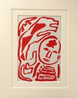 A.R. Penck Original Siebdruck / Serigraphie "Lyrik"